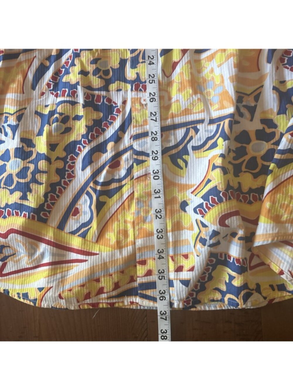 Enyce Clothing Co Long Sleeve Men’s Bright Yellow Paisley Shirt 3XL - Picture 7 of 7